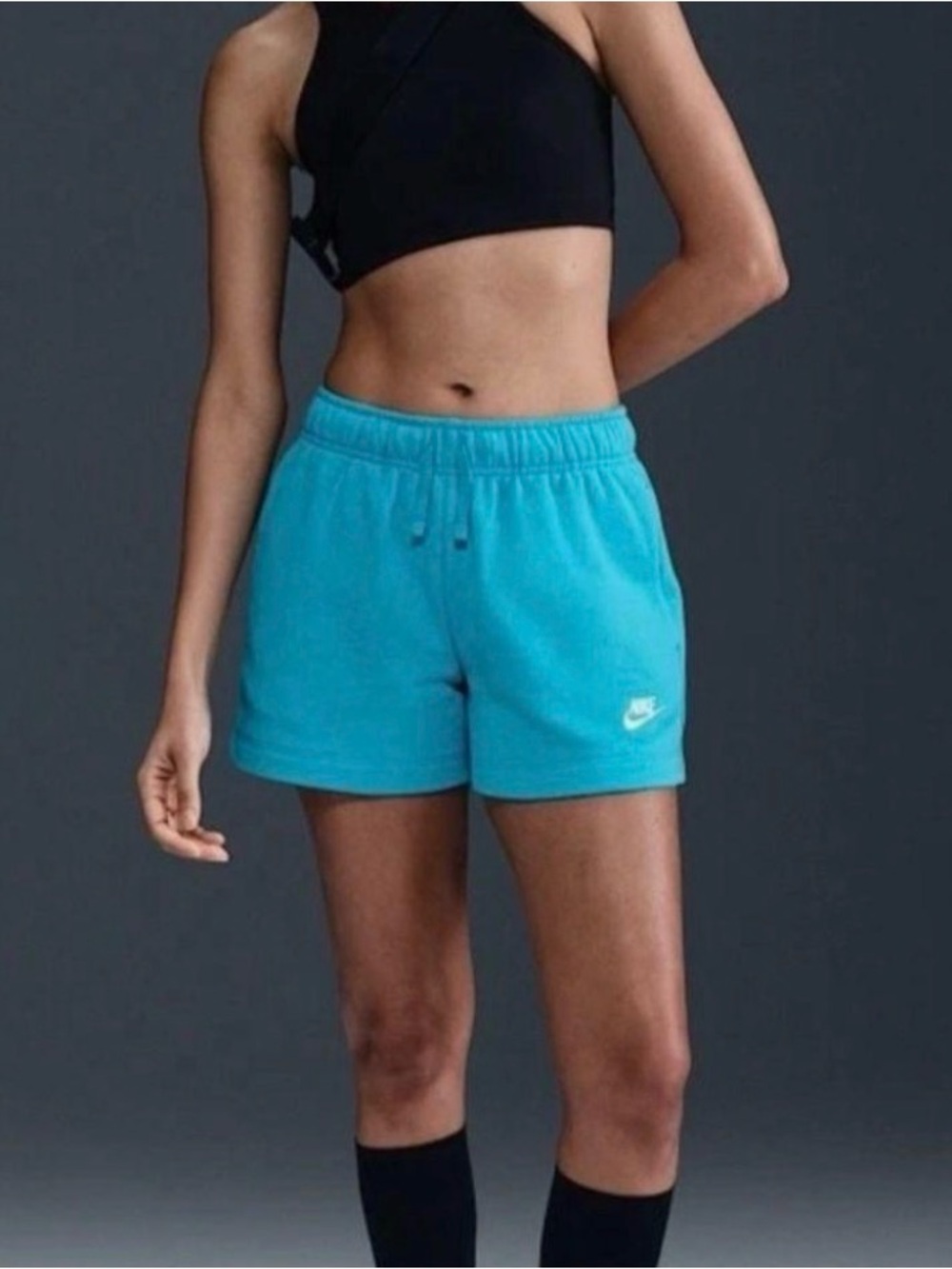 Nike Women’s Teal Athletic Drawstring Shorts